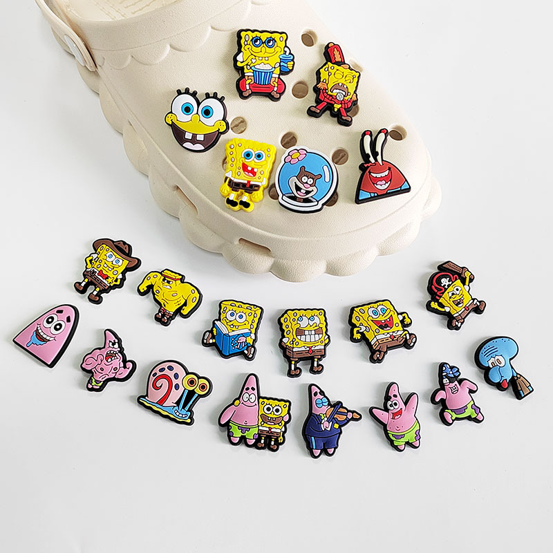 

Anime charms wholesale childhood memories good friends cartoon charms shoe accessories pvc decoration buckle soft rubber clog charms fast ship, Equally mixed colors