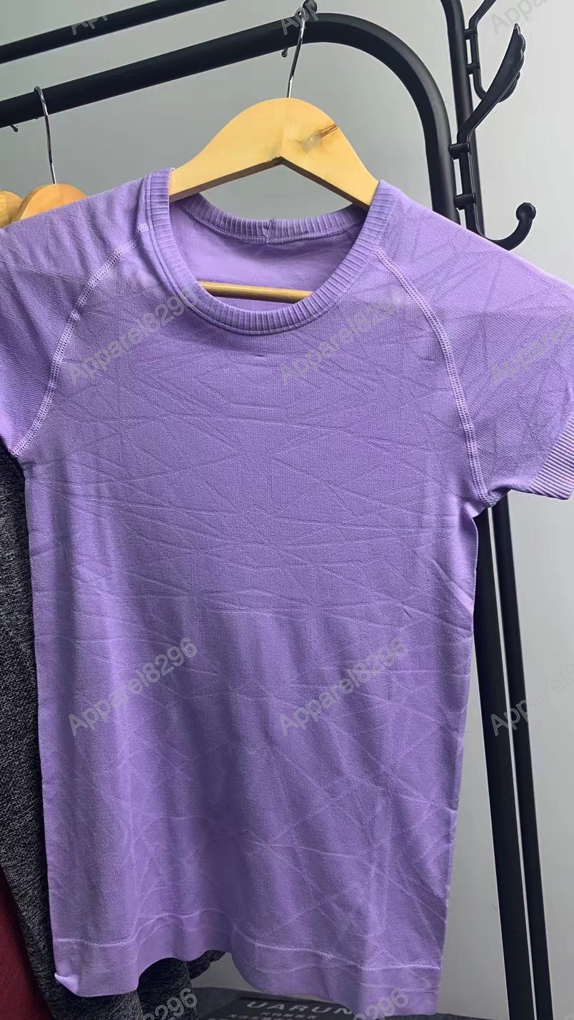 

irt Swiftly Clothing Tops Tees T-Shirts Womens Sports High Elastic Fitness Fast Dry Breathable T-Shirt Short Sleeve Running Top joggers Y4BO, With o