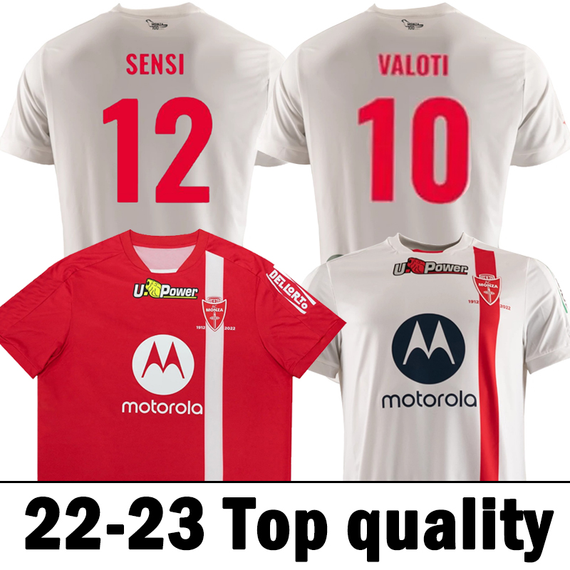 

22 23 AC MoNzA Soccer Jerseys GYTKJAER VALOTI SENSI CAPRARI MOTA CIURRIA spider jerseys Footabll Shirts thailand quality Uniforms, Mengzha 22-23 away patch