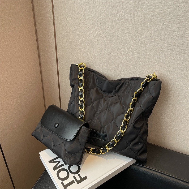 

Women Messenger Bags Classic Style Fashion Shoulder Lady Totes Handbags Purse Wallet Sacs Handbag Bag, Black