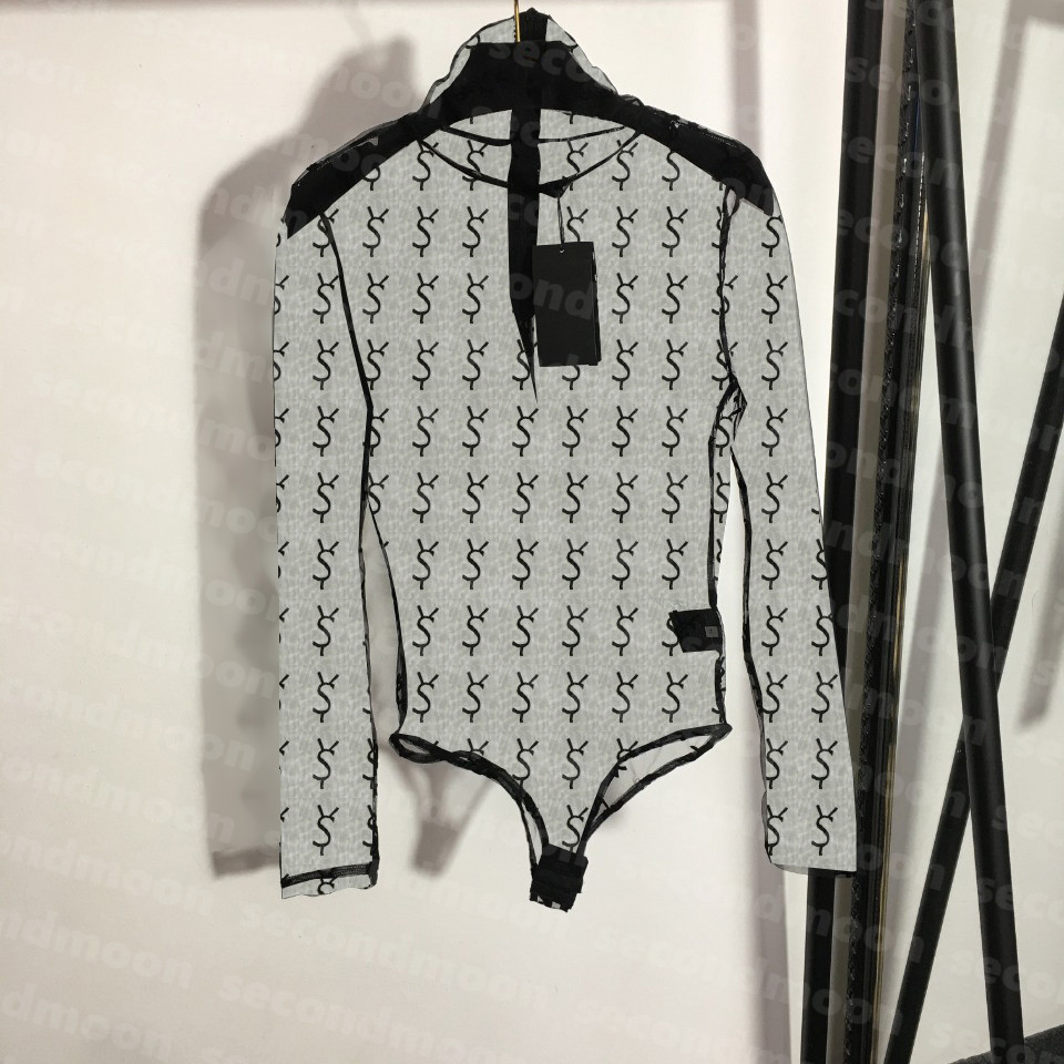 

Women Sexy Mesh T-shirts High Collar Breathable Tee Transparent Bottoming Shirt Long Sleeve Fashion Tees Tops, Black