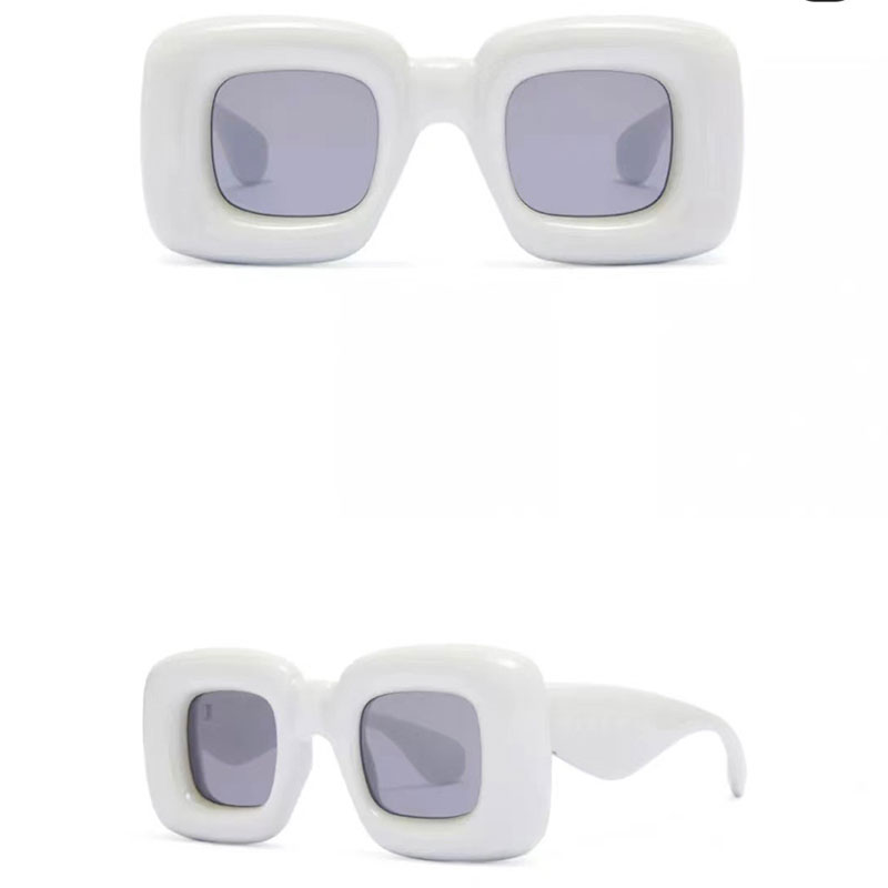 

Luxury Quality Sunglasses for women 40098 Chunky plate black sports designer sunglasses men