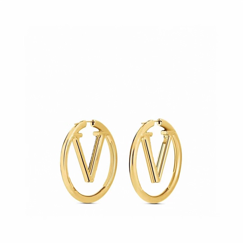 

Fashion letter earrings for women hoops vintage jewlery designer mens love earring engagement gifts simple luxury plated gold earings designers classic orecchini
