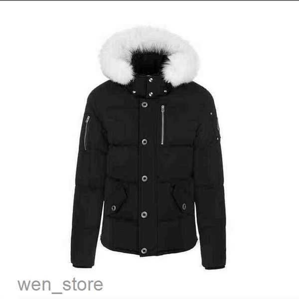 

Canada Men' Down Jacket Moose Coats High Real Fur Mens Canadian 3q Parka g 7 mooses knuckles 1C4D, Red with wht fur