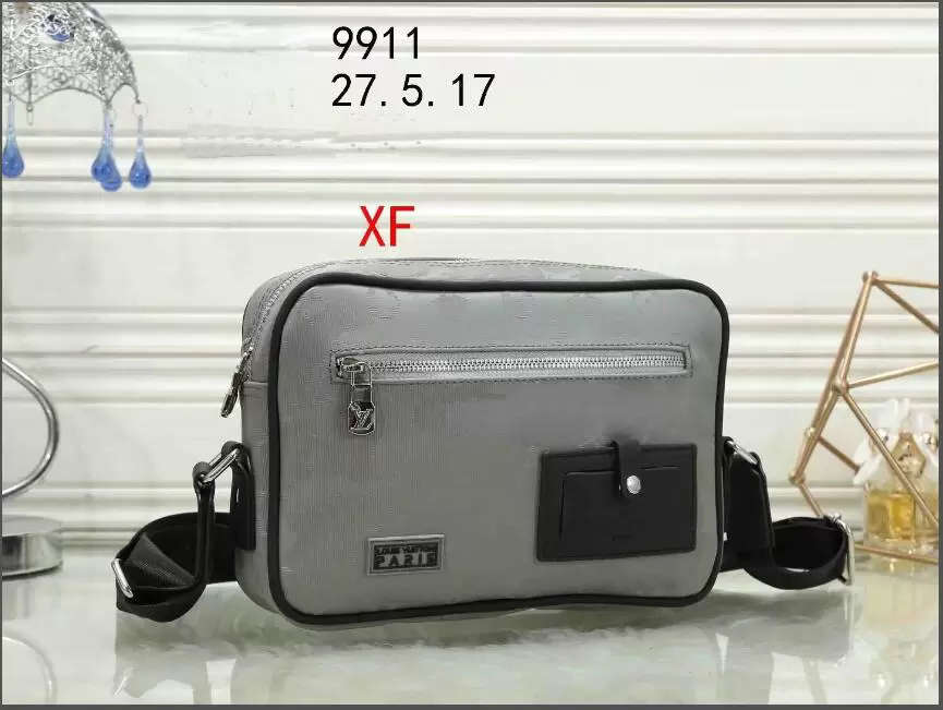 

Men shoulder bags designer cross body man messenger bag Satchels satchel fashion handbag Composite mini package backpack sacoche 9911# 27cm, Grey