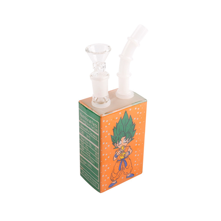 

Hookahs Hot Silicone Mini Bongs Bubbler Beverage bottle Water Pipes Multi Styles with Male Glass Bowl