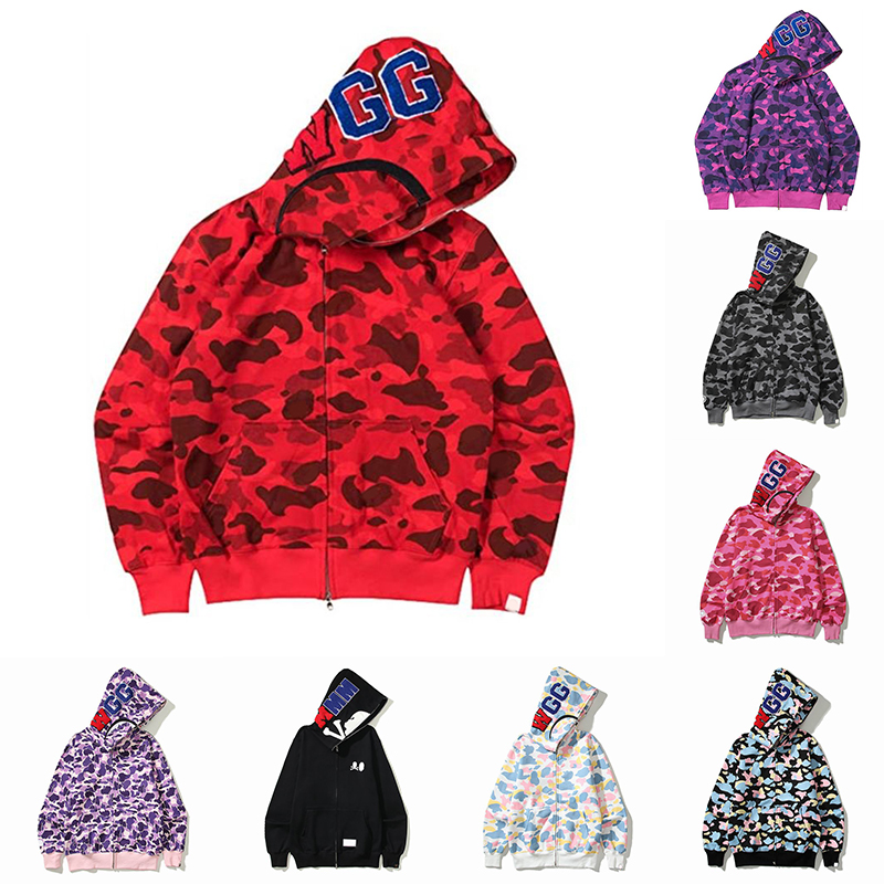 

Mens Designer Hoodies Shark Hoodie Men Women Loose trend Jacket Sweatshirts Outdoor casual sweatshirts For Male 7 Colors size M-3XL