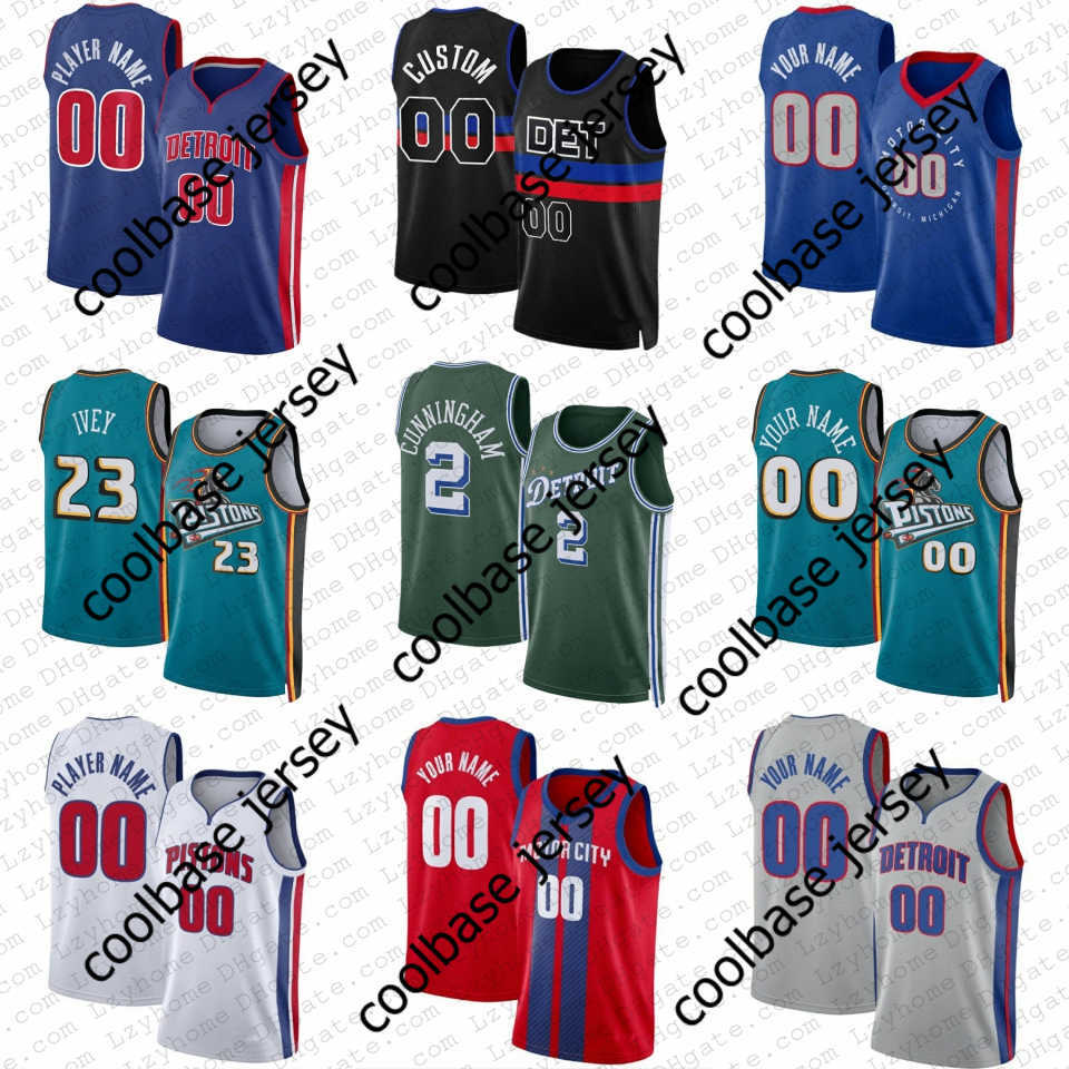 

Bojan Bogdanovic Cade Cunningham Jaden Ivey Custom Basketball Jersey Alec Burks Saddiq Bey Detroits piston Isaiah Stewart Jalen Duren Isaiah, Mens