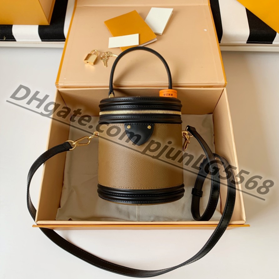 

5A Classic Bucket bag for women leather fashion womens shoulder bag Tote handbag purse presbyopic lady purse messenger bag, High quality