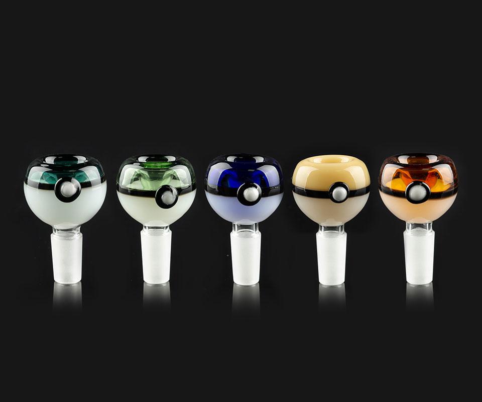 

14mm 18mm Male Glass Bowl With flower Snowflake Filter bowls For Glass Water Bongs Smoking Accessories