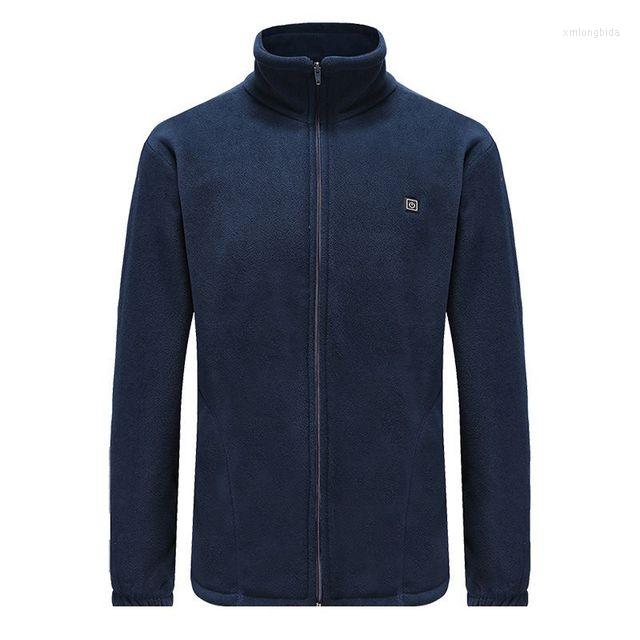 

Men's Sweaters Men Women Heated Winter Autumn Thickened Coats Vest Jackets Fleece Heating Cashmere Fashion Slim Furry Coat, Blue vest