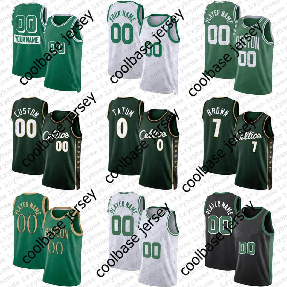 

Jayson Tatum Jaylen Brown Custom Basketball Jerseys Marcus Smart Bostons Celtices Grant Williams Payton Pritchard Derrick White Blake, Mens