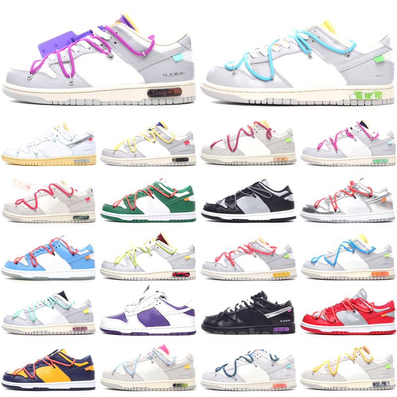 

Designer SB OW Men Women Running Sports Shoes NO.1-50 Lot The Offs White Sb Dunks Low Skate University Blue Fragment Women Casual shoes 36-48, Color 11