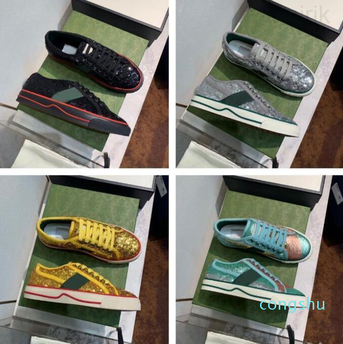 

Designer Luxury Women Men Tennis 1977 Casual Shoes Classic Low-cut Top Quality Shoe Size 35-44, Color 2