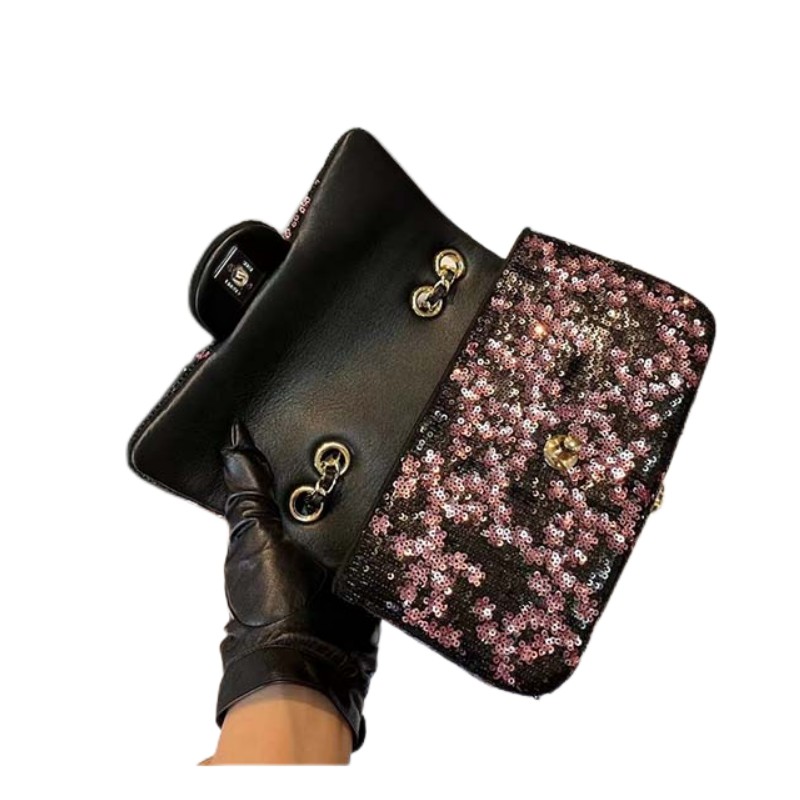 

Top Qualitys Luxurys Designers shoulder bags Evening Bag Cross Body Leather Patchwork Women Designer handbags fashion bag wallet Coins Sequins Embroidery, Black1