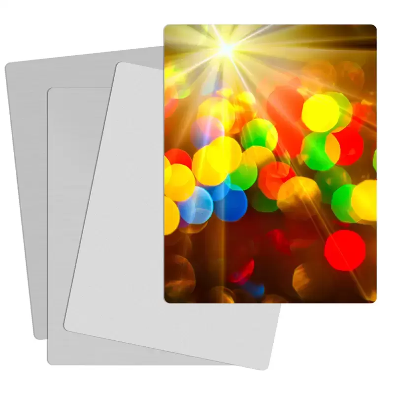 

Sublimation Blank Aluminum Photo Panel Printing Metal Painting Sublimate Sheet Disc Photo DIY Frame 20x30cm FY5541