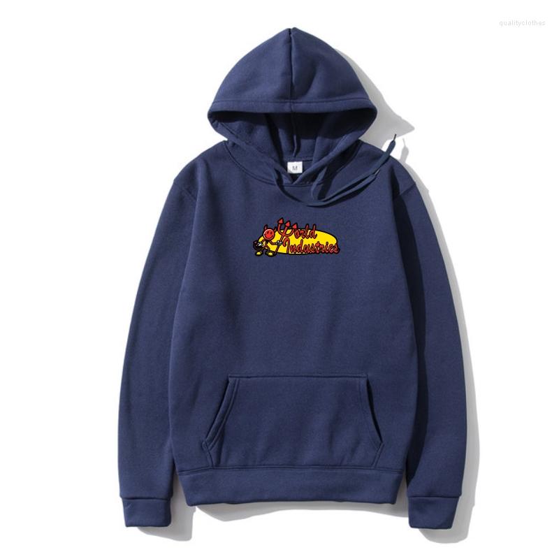 

Men's Hoodies RARE WORLD INDUSTRIES DEVIL SKATEBOARDING Hook Ups Outerwear, Orange