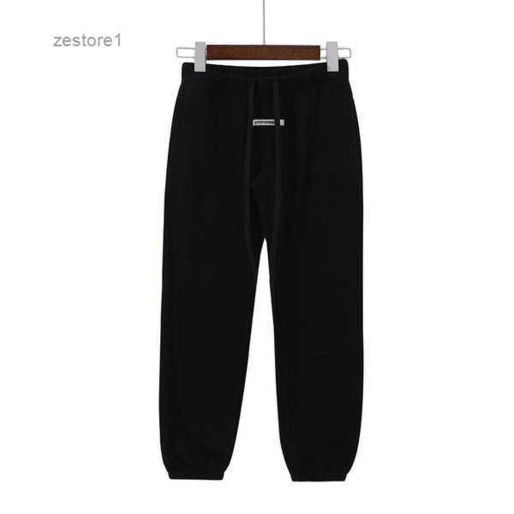 

Spring Mens Reflective Ess Pants Silocone Letters Print Essential Trousers Casual Designer Sweatpants Men Women Fog Jogger Feel of God Svbd