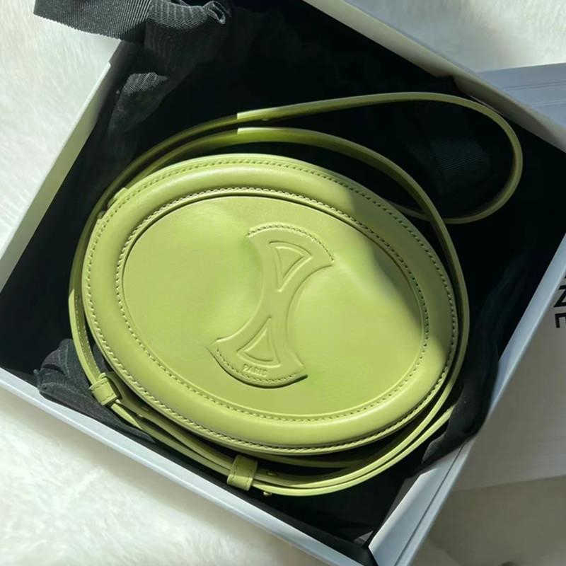 

Luxury Designer Shoulder Bags Crossbody Bags Tote 2023 New Women's Single Fashion Everything Mini Small Round Bag Gift Box Packaging Factory Direct Sales, Black large size