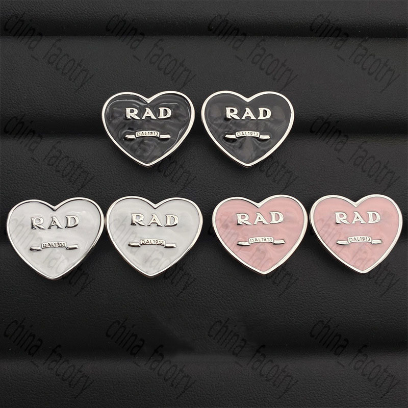 

New Heart Shaped Earrings Love Letter Earing Luxury Designer Fashion Ear Studs Jewelry Gifts