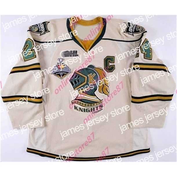 

College Hockey Wears Thr 402011 Jarred Tinordi London Knights Game Worn Jersey 2012 Memorial Cup Photo Match Team Letter Thr tage Hockey Jerseys Men Youth women, As pic