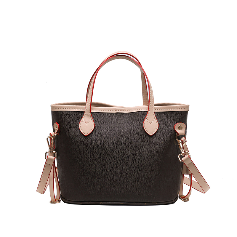 

L7383 Designer Totes Handbag for Women Tote Purse Ladies Shoulder Crossbody Bags Female Totes Purses, Black flower