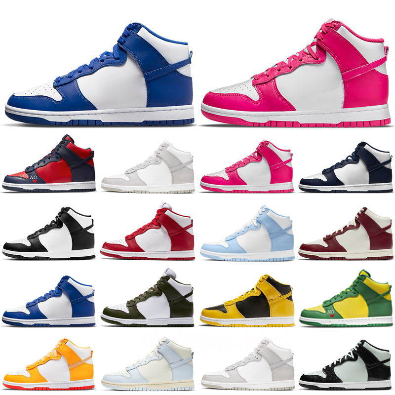 

2023 men women casual running shoes Championship Navy Panda Crimson Tint Dark Russet Game Royal Syracuse mens trainers sports sb dunks high sneakers, Color 4