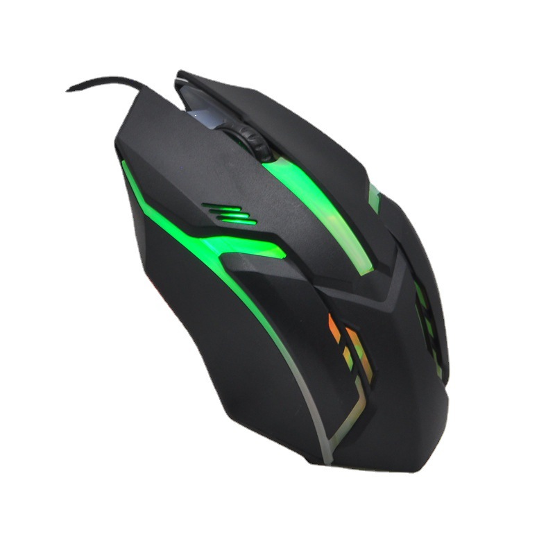 

2023 Wired Mouse Gamer USB 3200dpi Led Rgb USB light-emitting Mice Desktop Notebook Universal Mouse