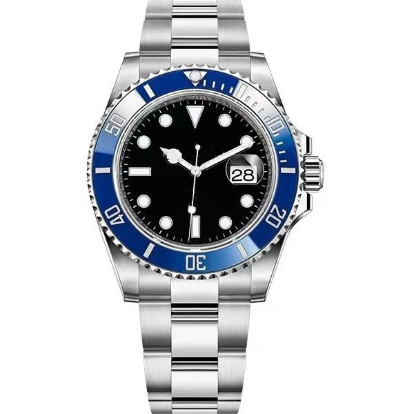 

designer watches men watch 41MM Black Dial Automatic Mechanical fashion Classic style Stainless Steel Waterproof Luminous sapphire ceramic dhgate watchs gift, S5