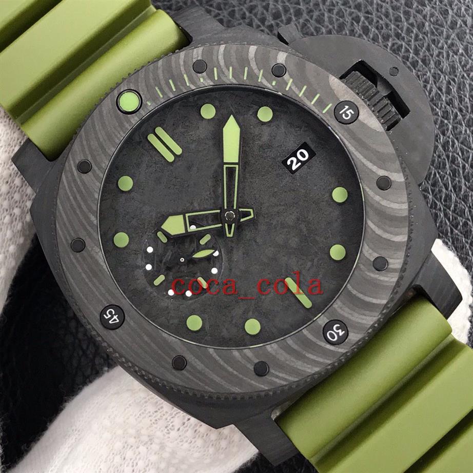 

TOPQuality Men's Watches 47mm Submersible 961 00961 961 00961 Carbon Fiber Sapphire Mechanical Automatic Mens Watch Wristwatc225Z, Buy tool no watch