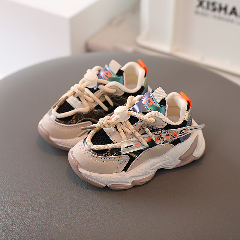 

Sneakers Spring Baby Kids Sports Shoes for Boys Girls Running 1 6 Years Toddler Footwear Outdoor Breathable Casual 230103, Khaki