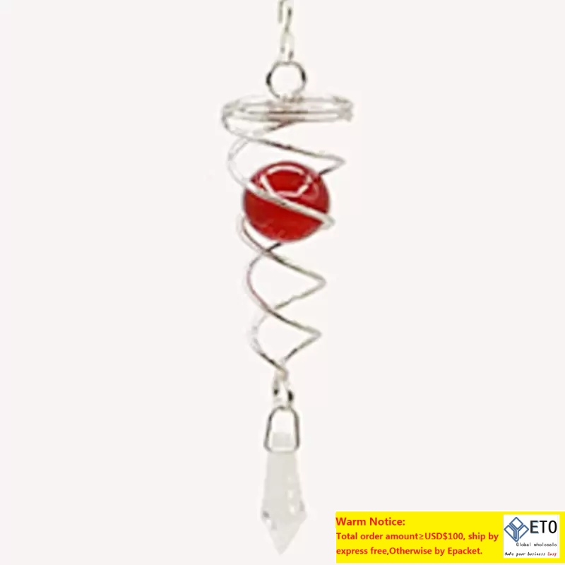 

Novelty Items Spiral Tail Wind Spinner Stabilizer Stress Ball Indoor Outdoor Decoration Stainless Steel Winds Chime Pendant