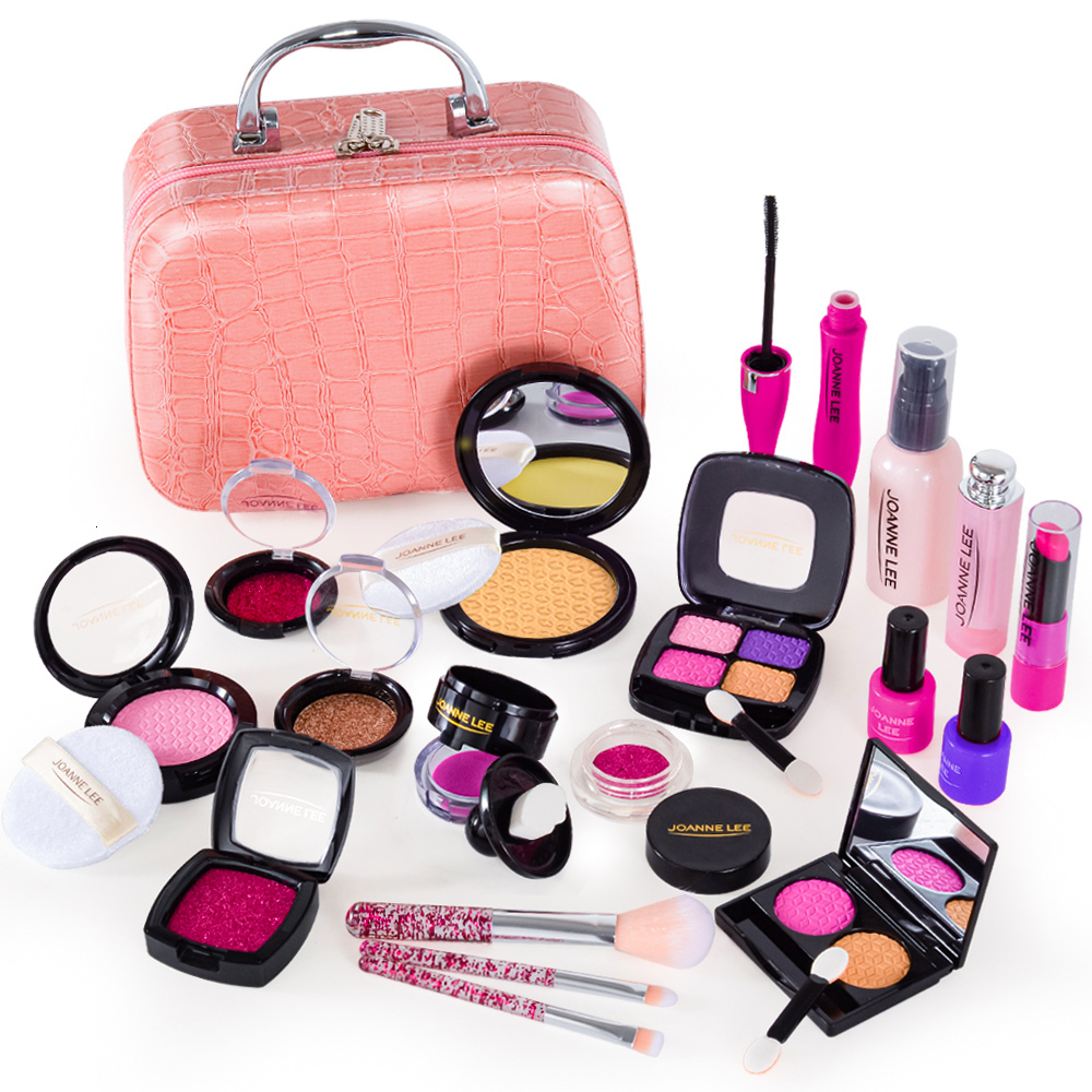 

Beauty Fashion Children s Simulation Cosmetics Set Pretend Makeup Toys Girls Play House Educational Fun Games Gift 230103