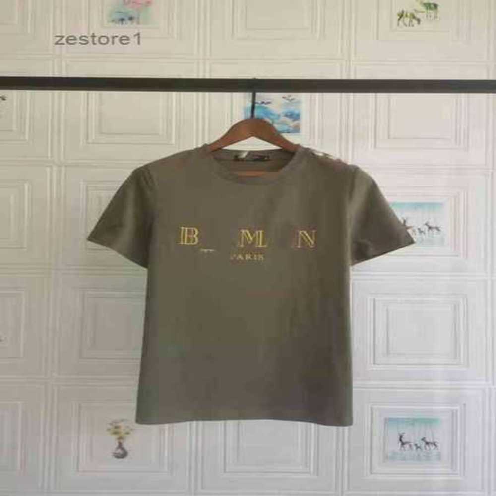 

2022 t Shirt Summer Short Sleeves for Men Women Designer Tshirts Printed Tops Casual Tshirt Woman Outdoor Man Tees Crew Neck Clothes Asian Tiwb, Yellow black gold button