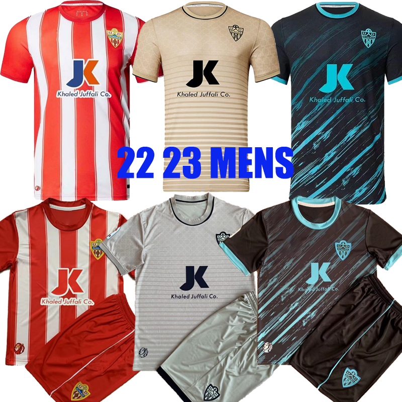 

2022 2023 UD ALMERIA Soccer Jerseys SADIQ DYEGO SOUSA Home Away 22 23 Football Shirt Kit SAMU Maillots De Foot AKIEME JUAN VILLAR Almeria Camiseta Equipacion