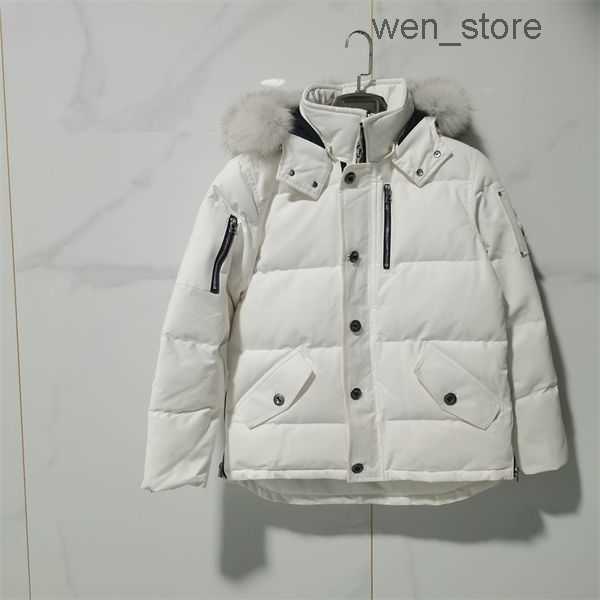 Palm Moose Men's Down Jacket Canada Winter Fox Fur-trim Hooded Knuck Bomber Coats 4 mooses knuckles 4IRF