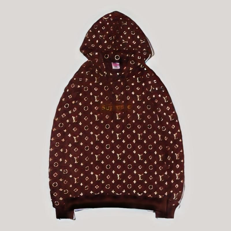 

Designer Letter Print Shirt Mens hoodies Streetwear Round Neck Loose Male Sweatshirt wholesale Cotton Sweatshirt Red Brown Asian Size -3XL