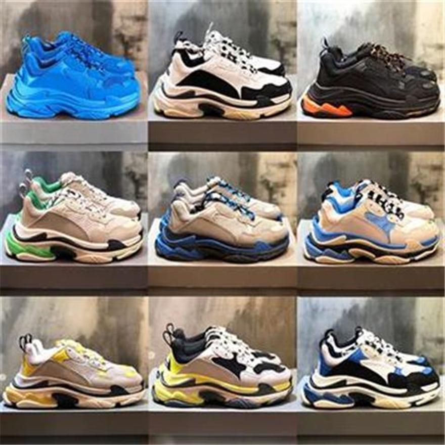 

With Box Designer Shoes wholesale Triple S Sneakers Designers Platform Balencaigas balenciagas Mens Womens Casual Shoes Luxurys Paris 17FW All Whi YL