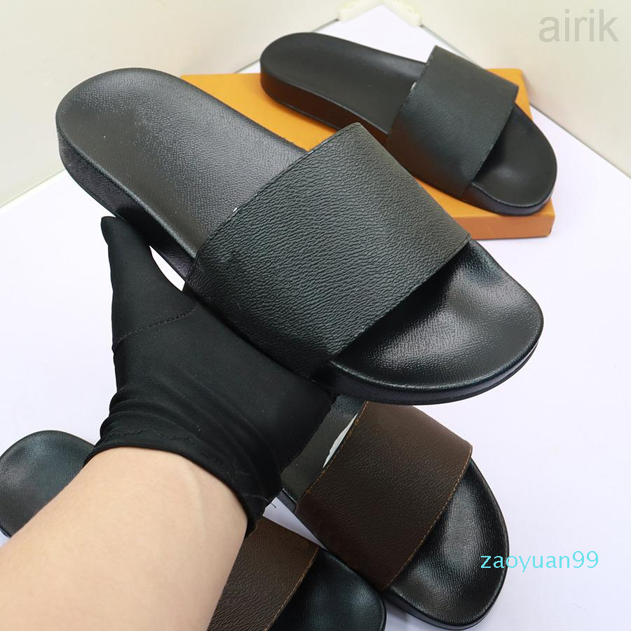 

Woman Man Sandals men s Slippers Shoes wholesale slipper High Quality Sandal Casual Shoe Flat Slide 01 flip flops for women, #27