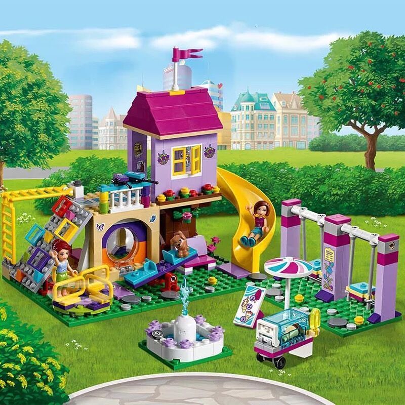 

Blocks 341pcs Girls Compatible With 41325 Friends Heartlake City Playground Building Bricks EDUCATIon Toys For 230103