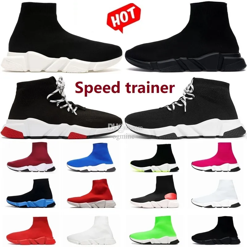 

With Box Designer Balencaigaity Shoes Designer socks Casual shoes Platform men black for mens women kid speed 1.0 trainer runner sneake fEYj, 19 speed [air cushion sole]