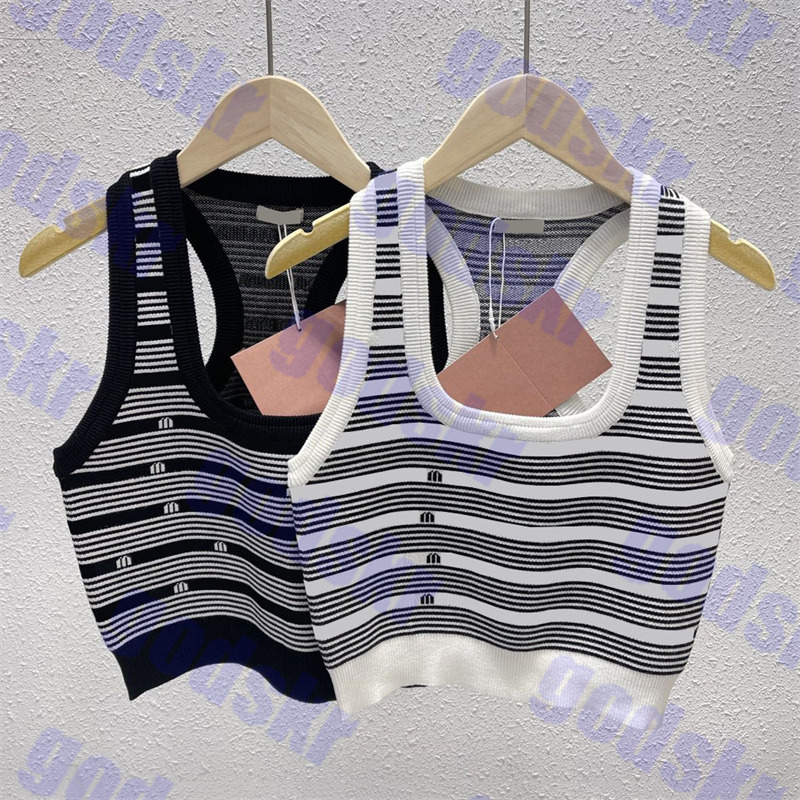 

Letter Knitted Tanks Top Brand Logo Womens Sweater Sexy Short Vests For Women Fashion Cropped Tops, Please contact me real pictures