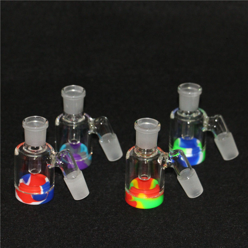 

glass ash catcher 14mm 18mm male joint size glycerin glass smoking pipe bongs