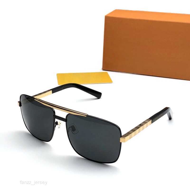 

0260 Polarized Glasses Designer Sunglasses Mens Women Sunglass Brand Classic Pilot Eyeglasses Fashion Woman Sun Glasses UV400 Black Frame good