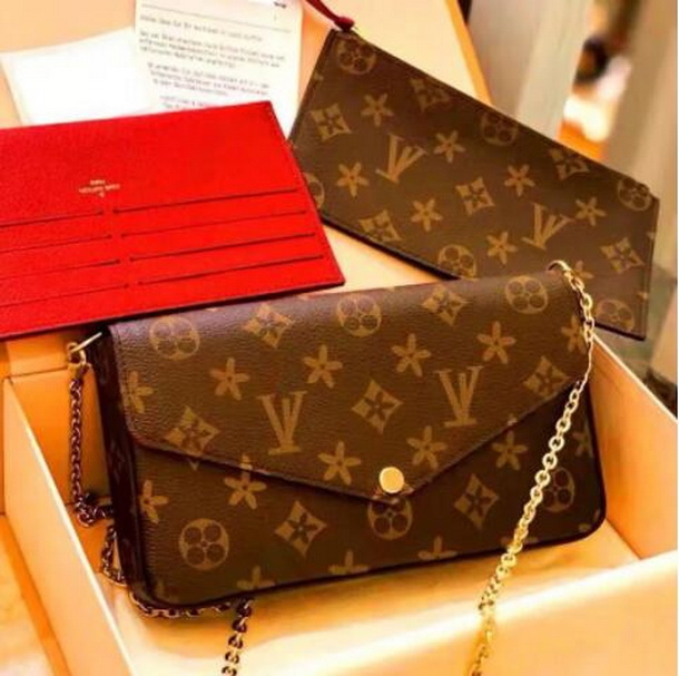 

2023 Women Bag Handbag woman Original Box Date code Purse clutch shoulder messenger cross body serial number three in one flower Wallets M448, With box