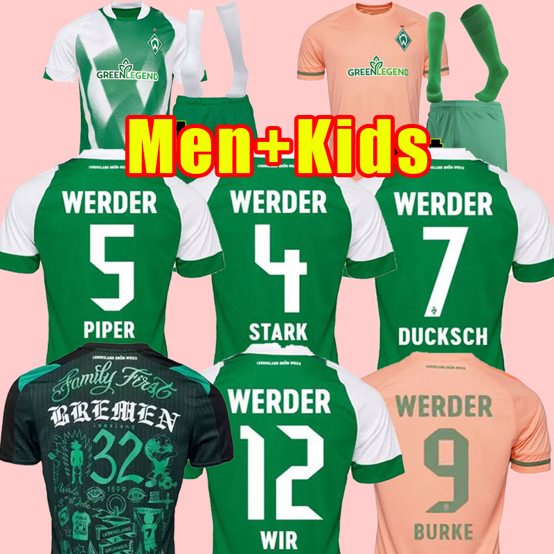 

2022 2023 Werder Bremen SPECIAL SOCCER JERSEY Marvin Ducksch Leonardo Bittencourt BLACK GREEN 22 23 FRIEDL PIEPER FOOTBALL SHIRTS TOP THAILAND QUALITY men kids, Away