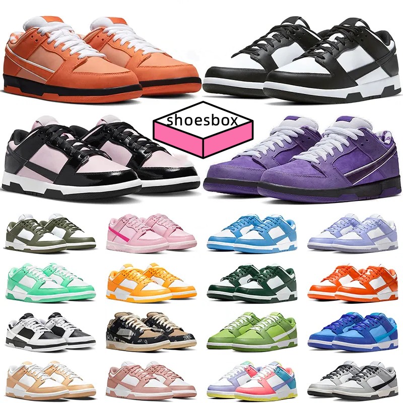 

casual shoes designer sneakers Orange Lobster Purple men women White Black Panda Lilac Triple Pink Rose Whisper Syracuse Harvest Moon GAI mens trainer, # 25