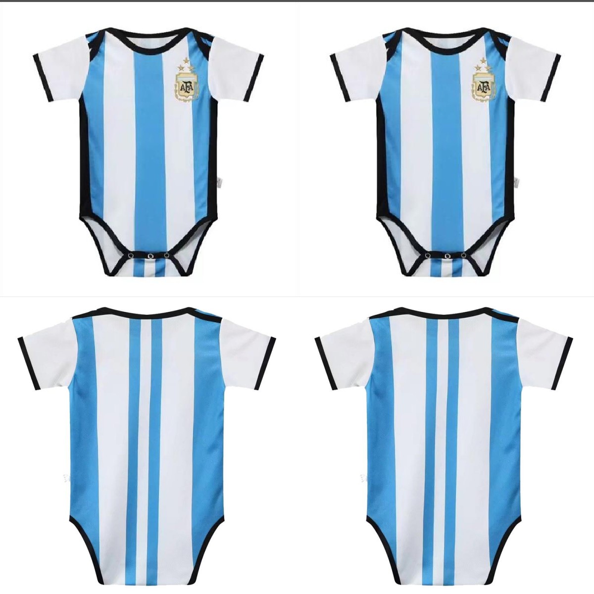 

2022 Argentina Baby Clothes Soccer Jerseys DE PAUL HIGUAIN DYBALA Home Classic Sapphire Football Shirts AGUERO Uniforms, Blue