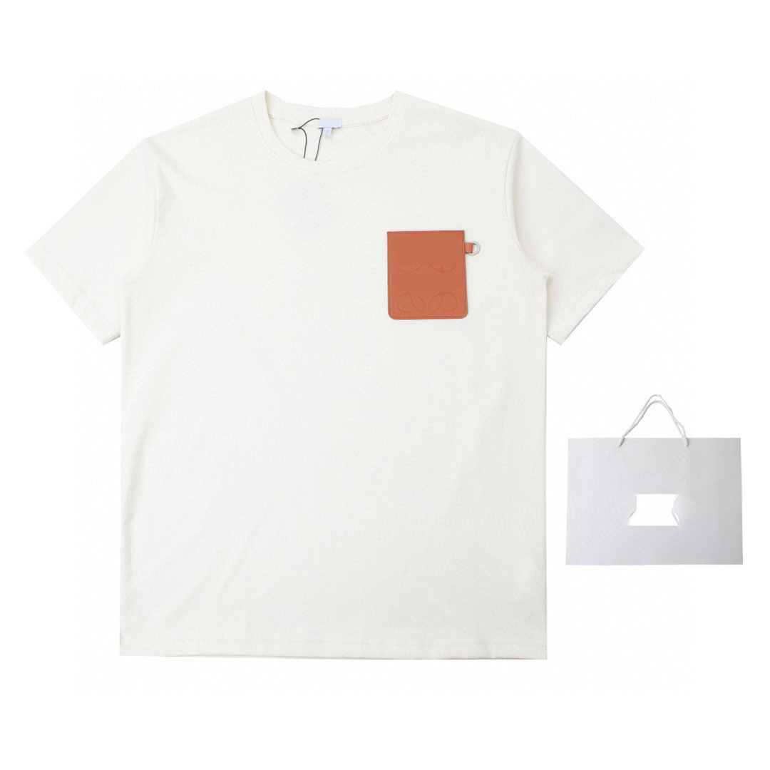 

Men's Plus Tees & Polos Round neck embroidered and printed polar style summer wear with street pure cotton g122d