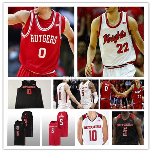 

CUSTOM Ncaa Rutgers Scarlet Knights College Basketball Jerseys Ron Harper Jr. Clifford Omoruyi Cam Spencer Aundre Hyatt Caleb McConnell Dere, Men white